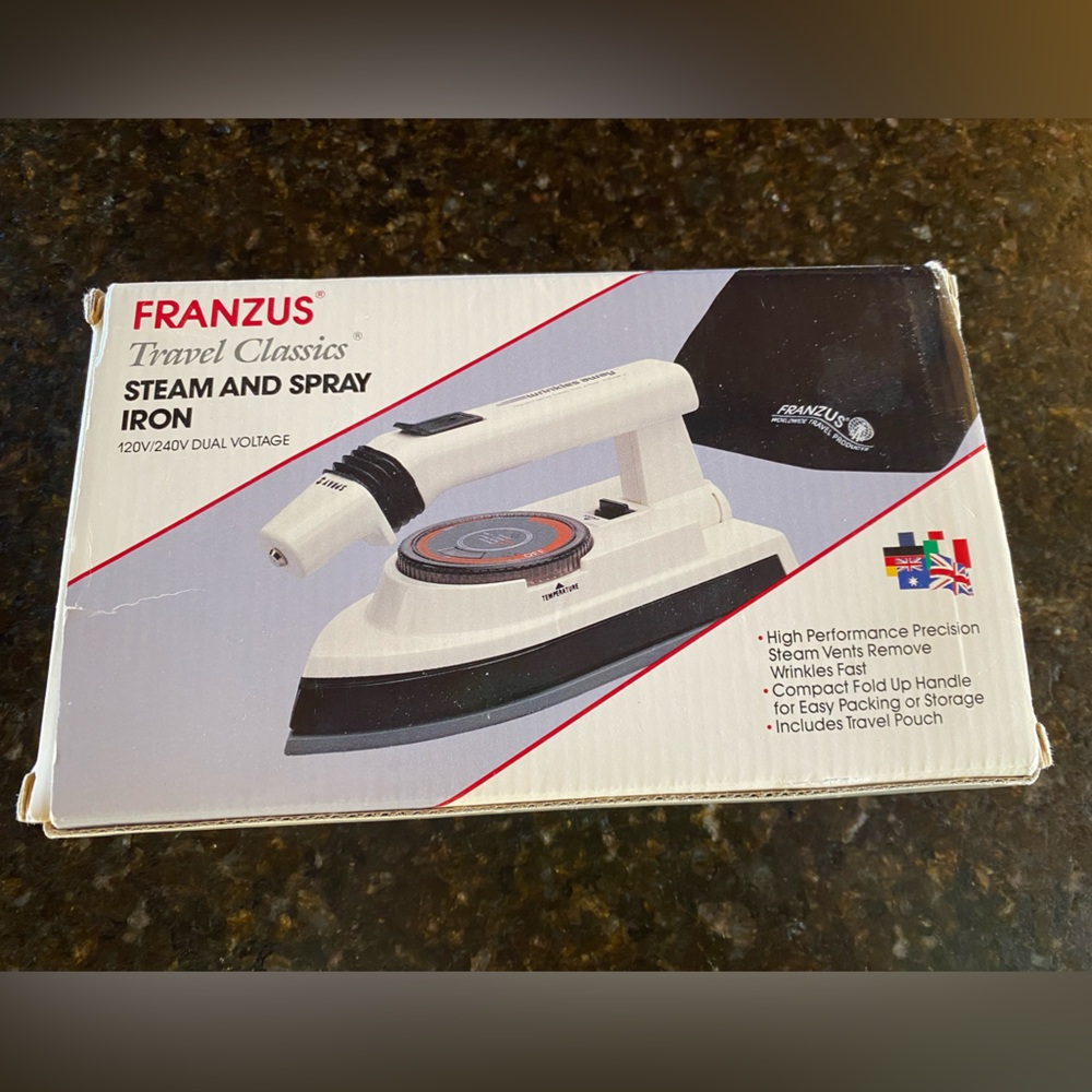 Franzus travel Steam and spray iron